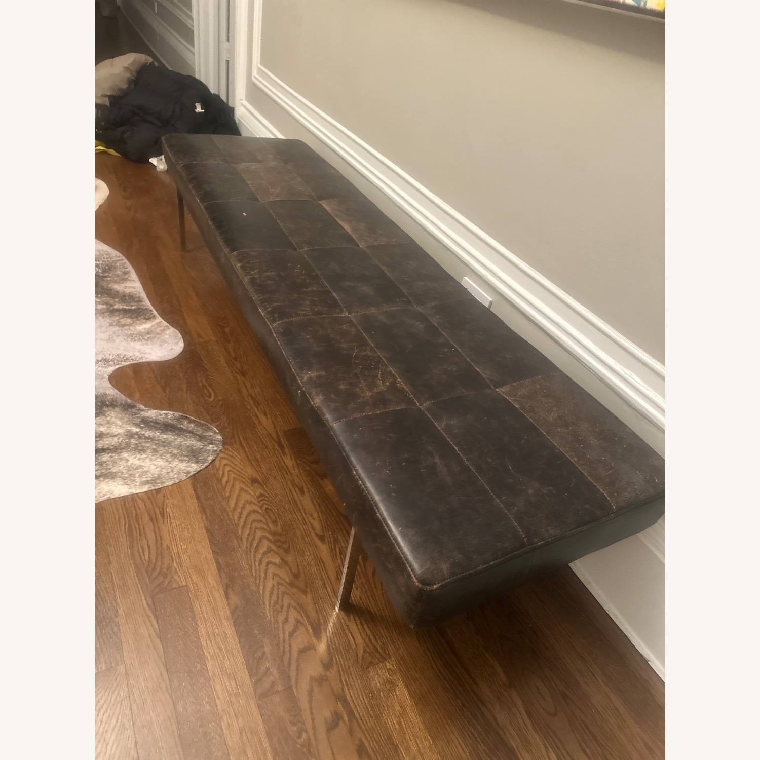 West Elm Black Bench - image-2