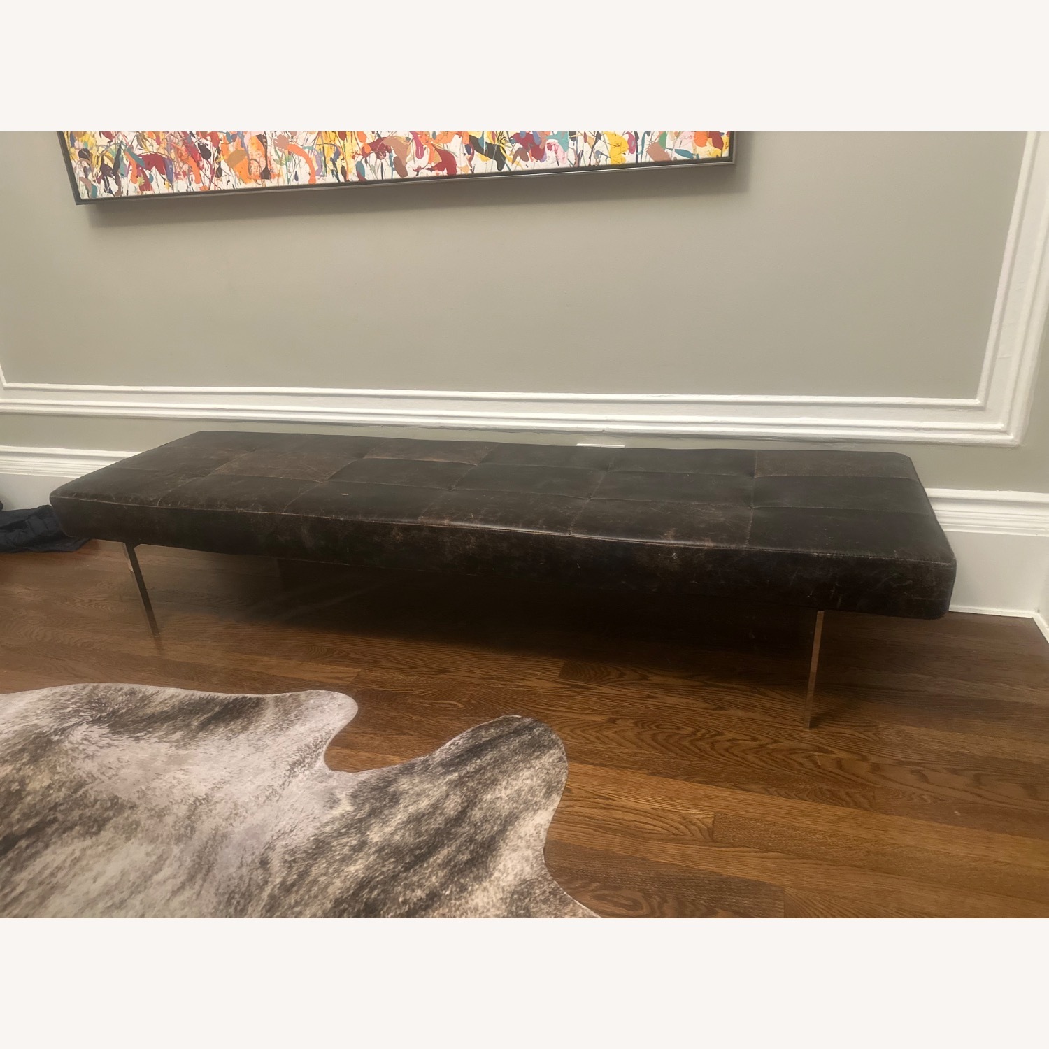 West Elm Black Bench - image-5
