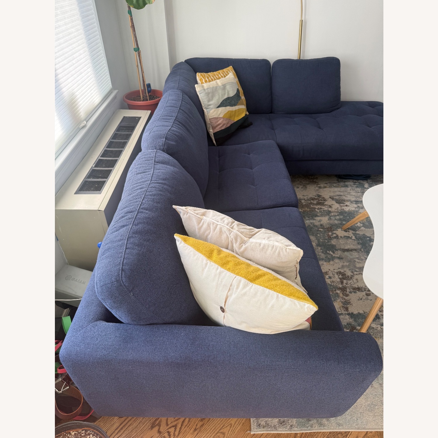Denim Sleeper Sectional - image-3