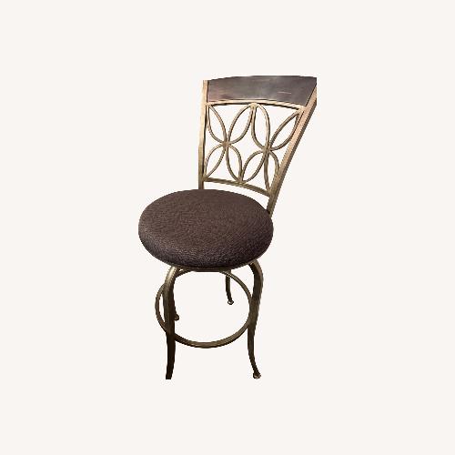 Used Hillsdale Furniture Silver Metal Dining Chairs for sale on AptDeco