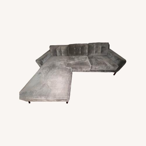 Used Dark Gray Fabric 3+ Seater Sofa for sale on AptDeco