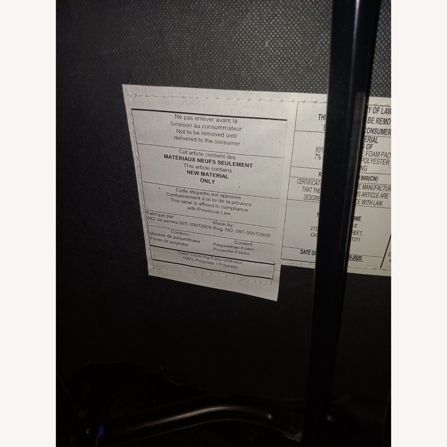 Light Brown Fabric Recliner - image-4