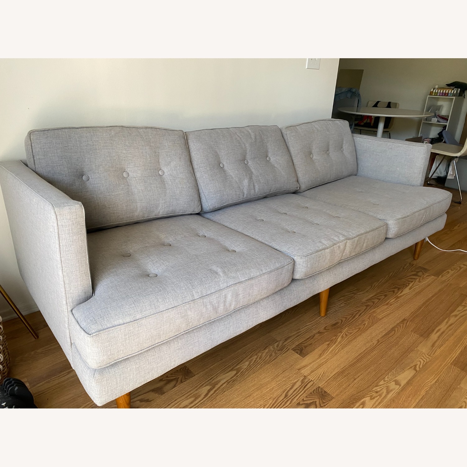 West Elm Peggy Light Gray 3+ Seater Sofa - image-3