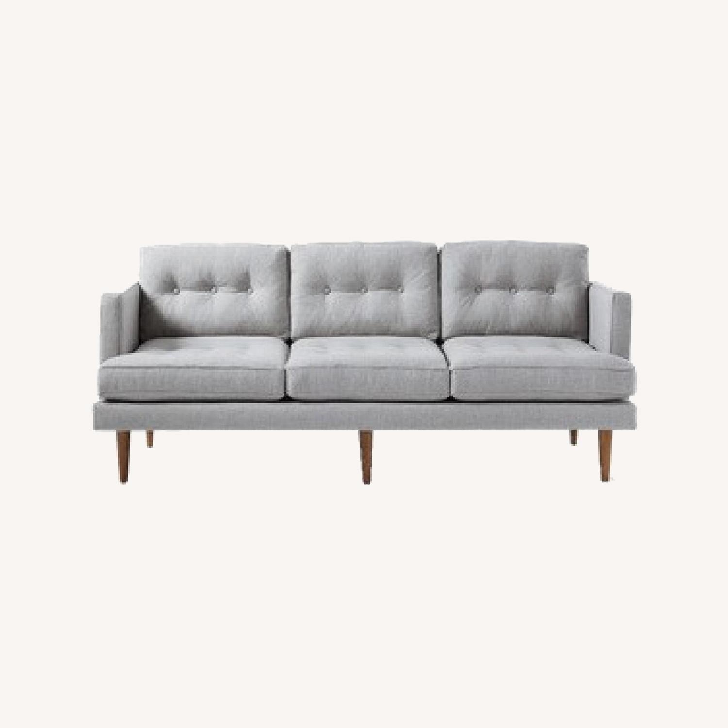 West Elm Peggy Light Gray 3+ Seater Sofa - image-0