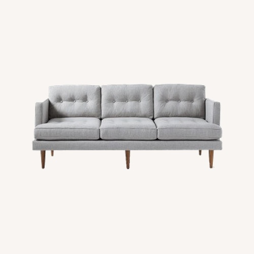 Used West Elm Peggy Light Gray 3+ Seater Sofa for sale on AptDeco