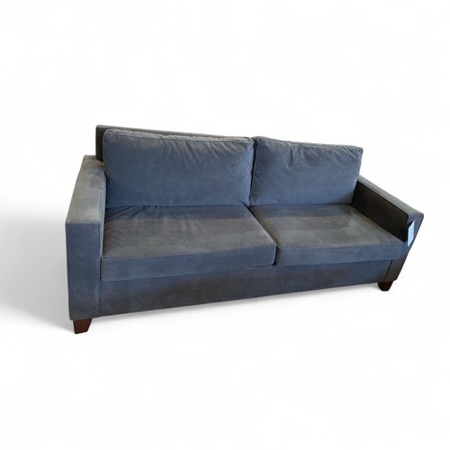 Used Potter Barn Cameron Square Arm Sofa Charcoal for sale on AptDeco