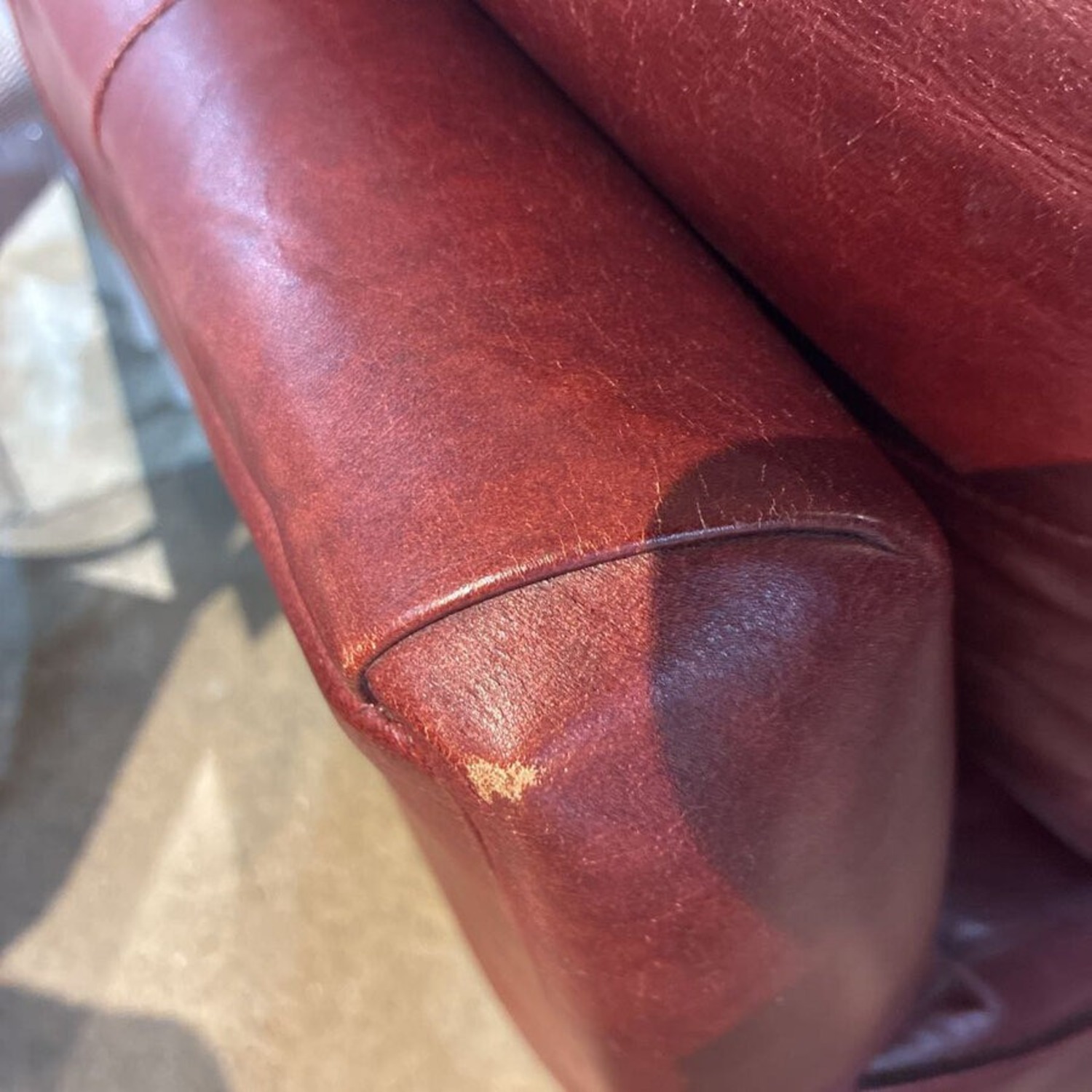 Klaussner International Vintage Leather Chair - image-8