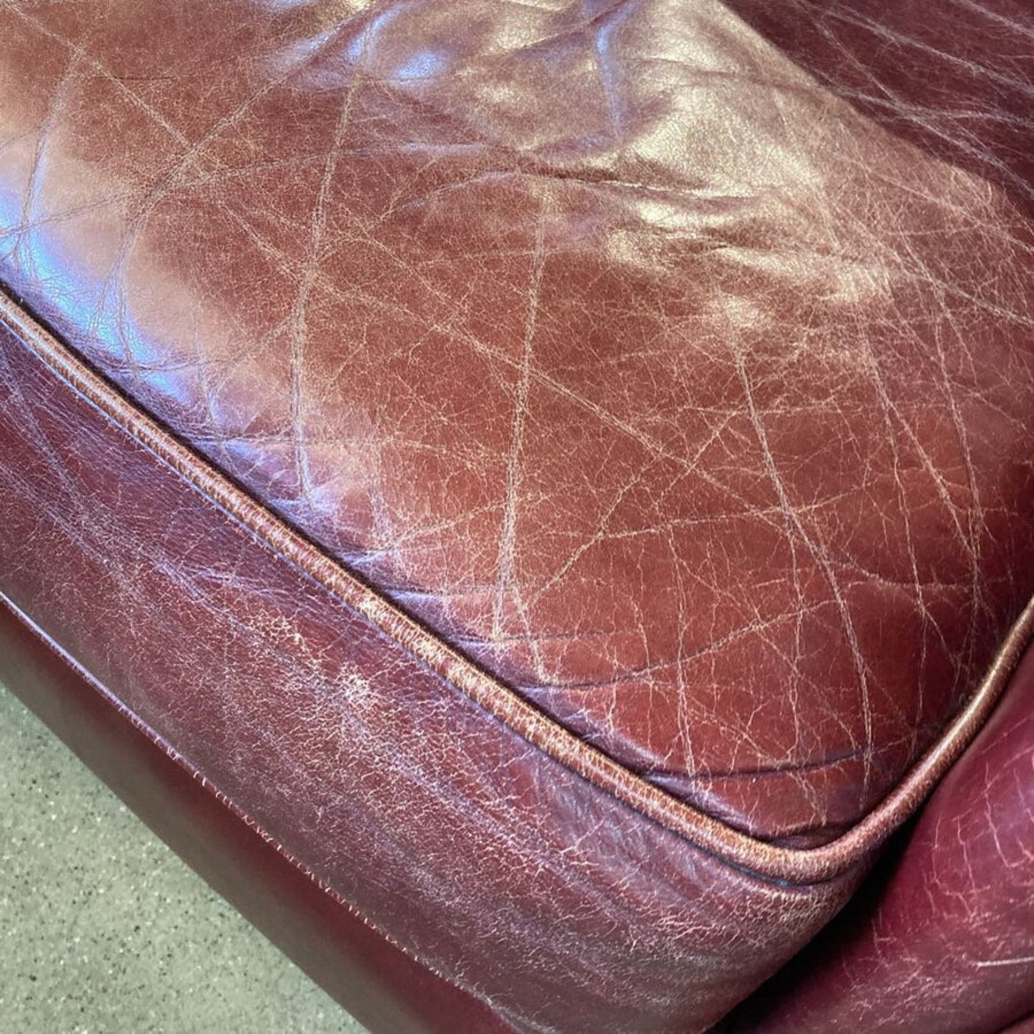 Klaussner International Vintage Leather Chair - image-5