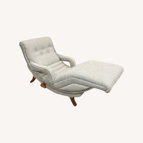 Used Vintage Contour Fabric Lounger Chair for sale on AptDeco