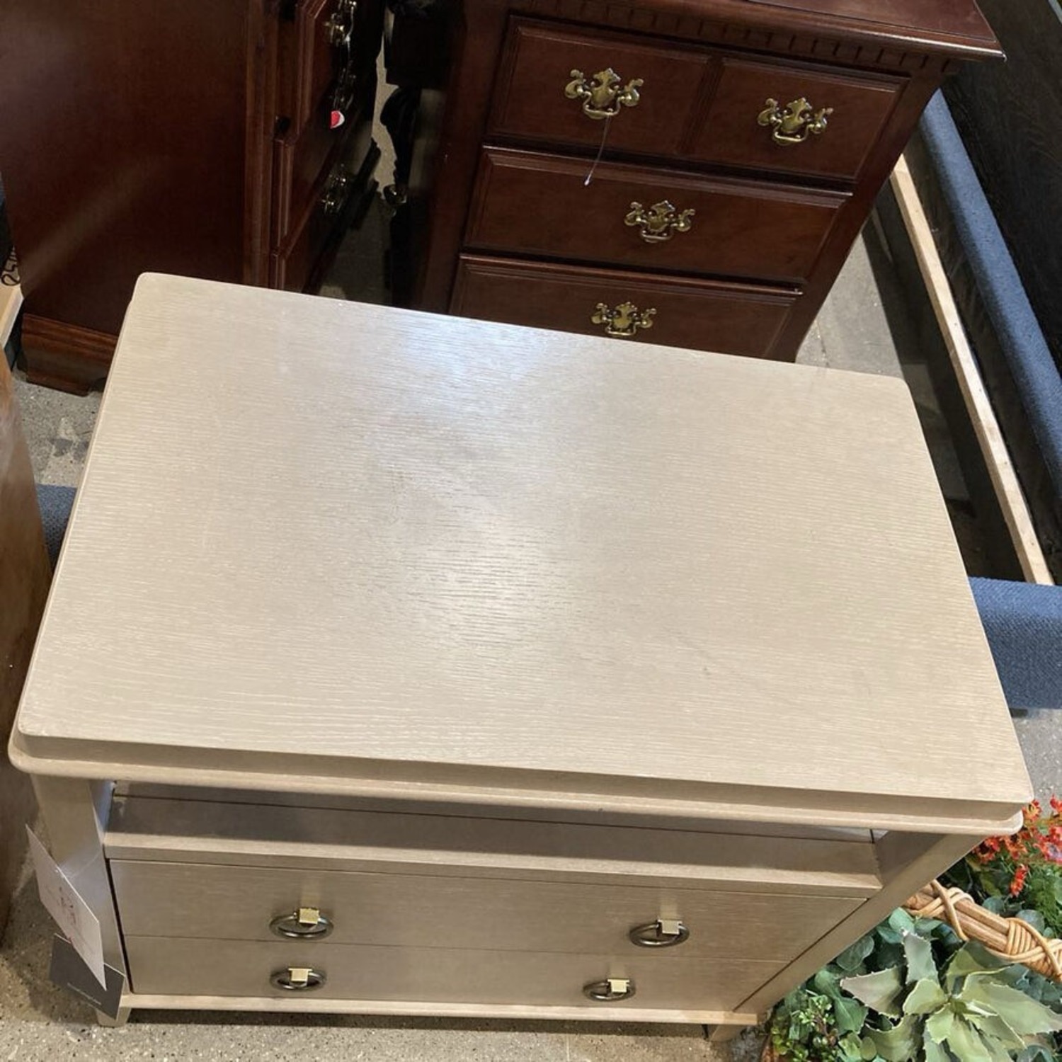 Highbury 2-Drawer W Open Shelf Nightstand - image-8