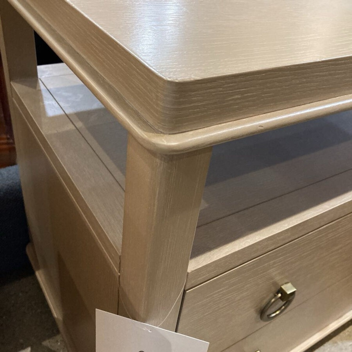 Highbury 2-Drawer W Open Shelf Nightstand - image-6