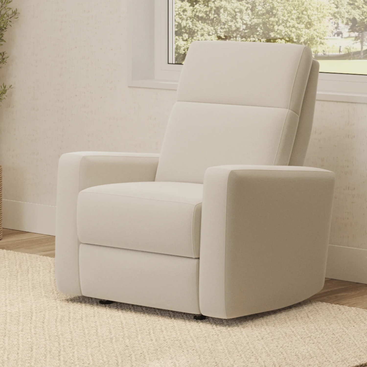 Nurture& Dark Gray Fabric Recliner - image-7
