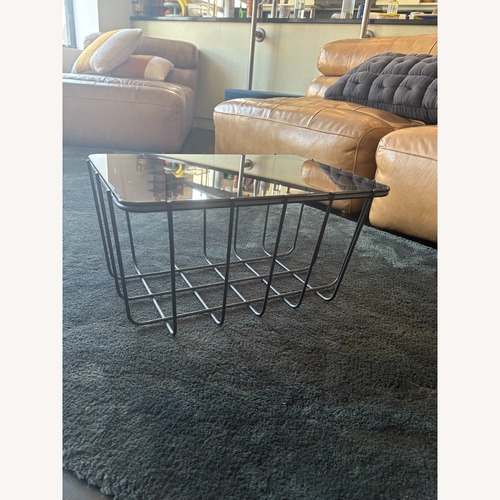 Used Blu Dot Scamp Small Table Black Metal Side Table for sale on AptDeco