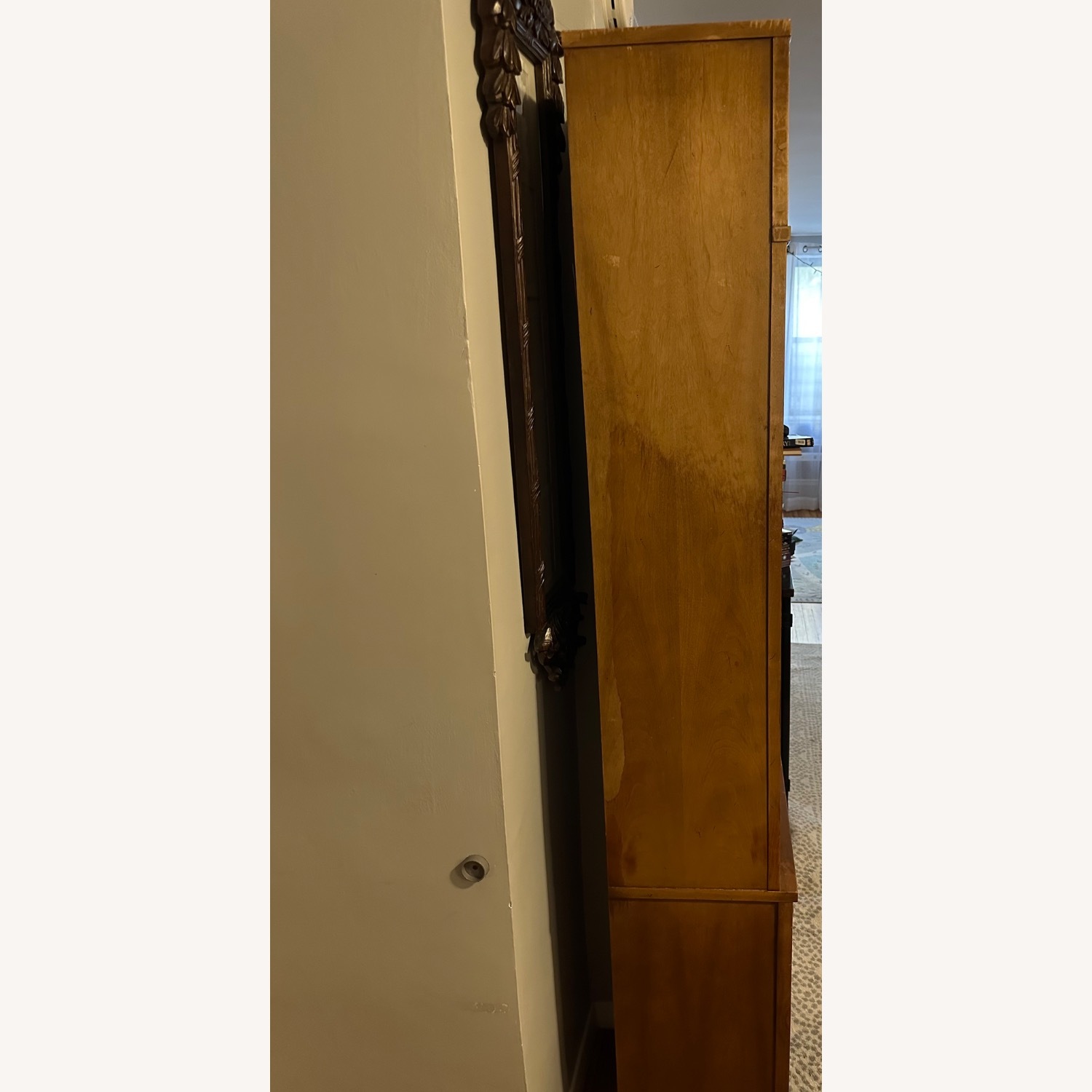 Vintage/Antique Finds Light Brown Bookcase - image-5