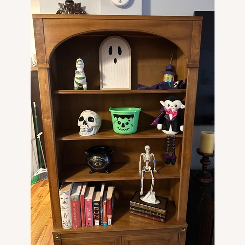 Used Vintage/Antique Finds Light Brown Bookcase for sale on AptDeco