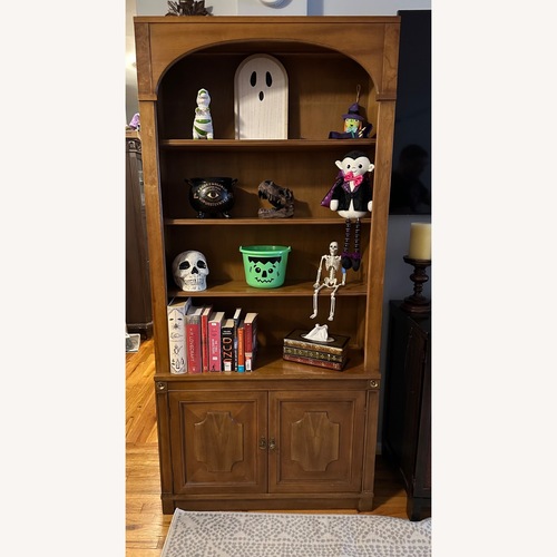 Used Vintage/Antique Finds Light Brown Bookcase for sale on AptDeco