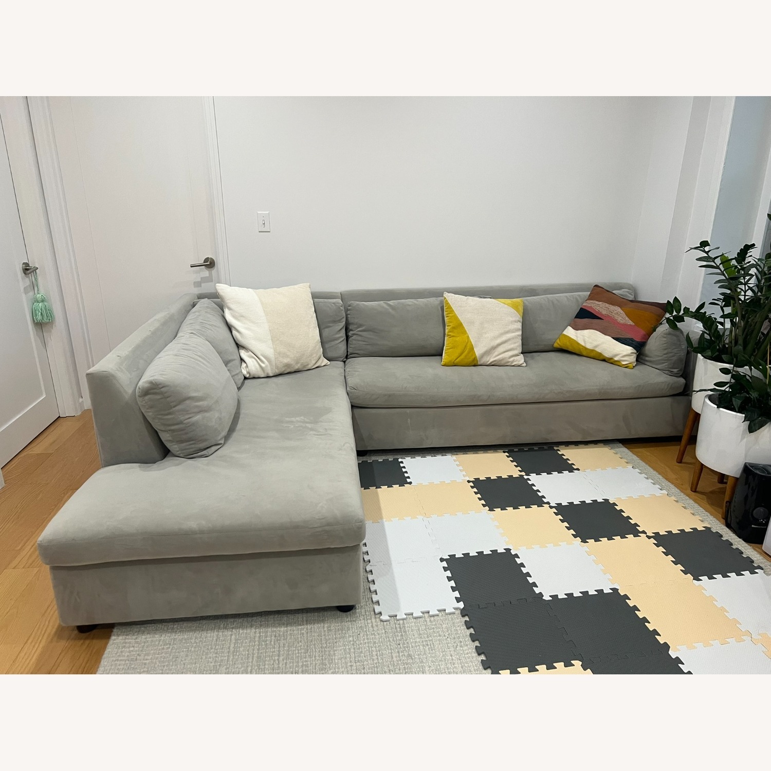 West Elm Marin 2-Piece Bumper Chaise Sectional - image-1