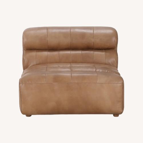 Used Moe's Home Collection Leather Accent Chair for sale on AptDeco