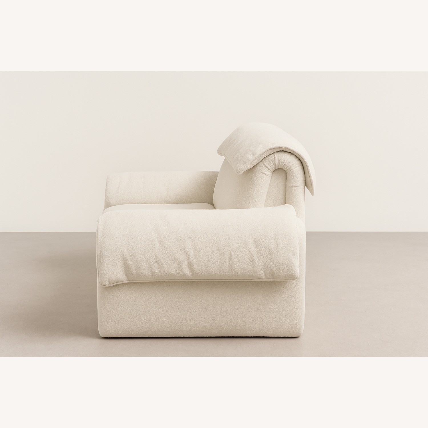 De Sede Ds-2011 White Boucle Accent Chair - image-5