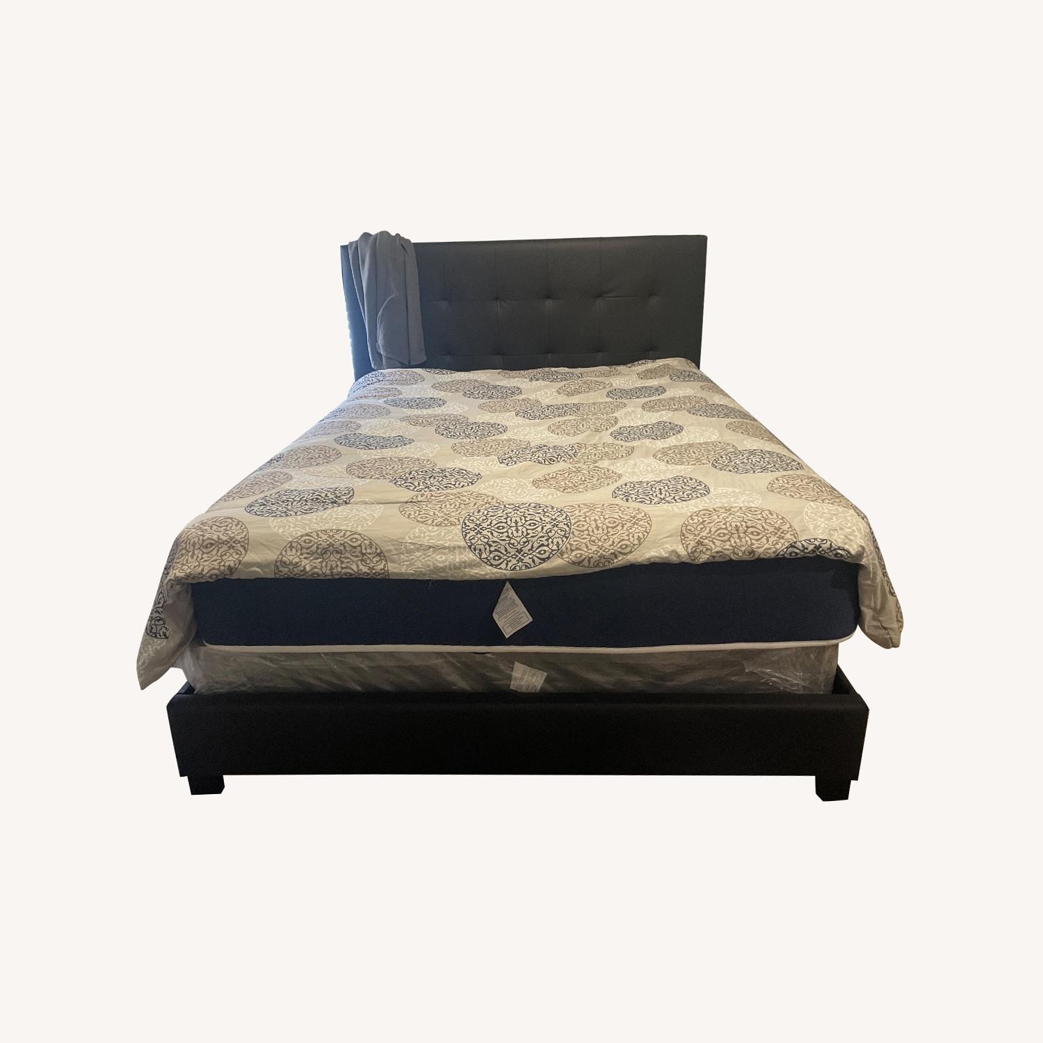 Contemporary Queen Bed - image-0