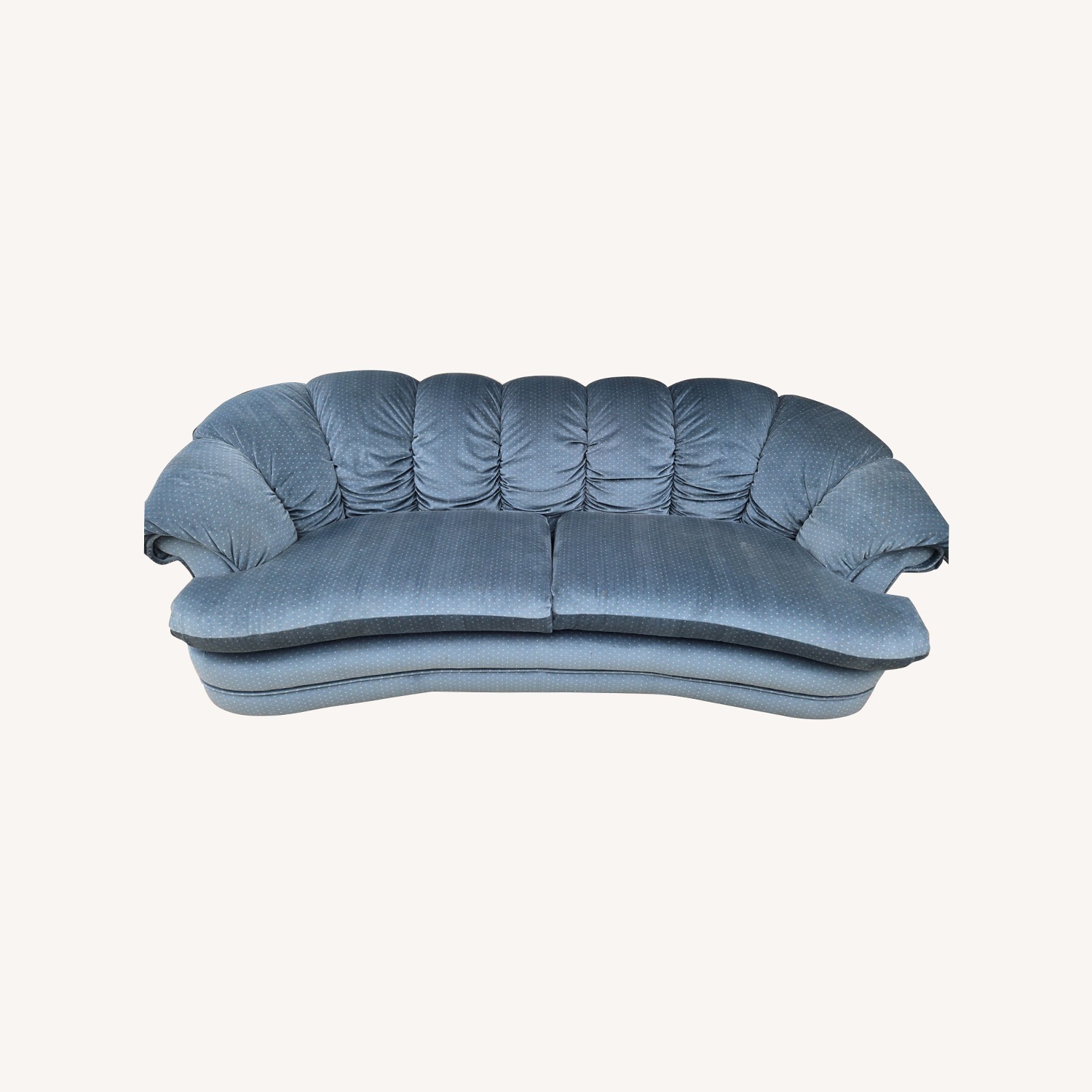 Blue Velvet 3+ Seater Sofa - image-0