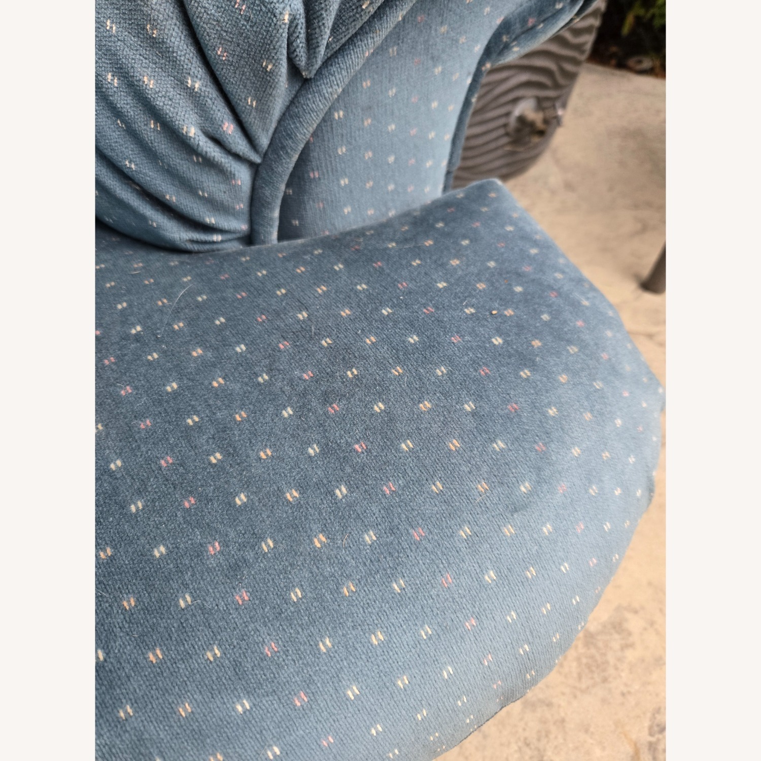 Blue Velvet 3+ Seater Sofa - image-2