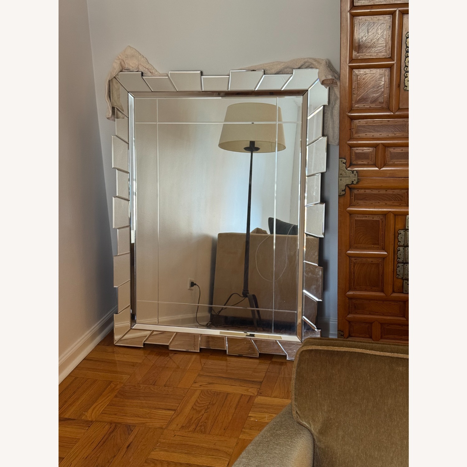 Vintage/Antique Finds Glass Floor Mirror - image-2