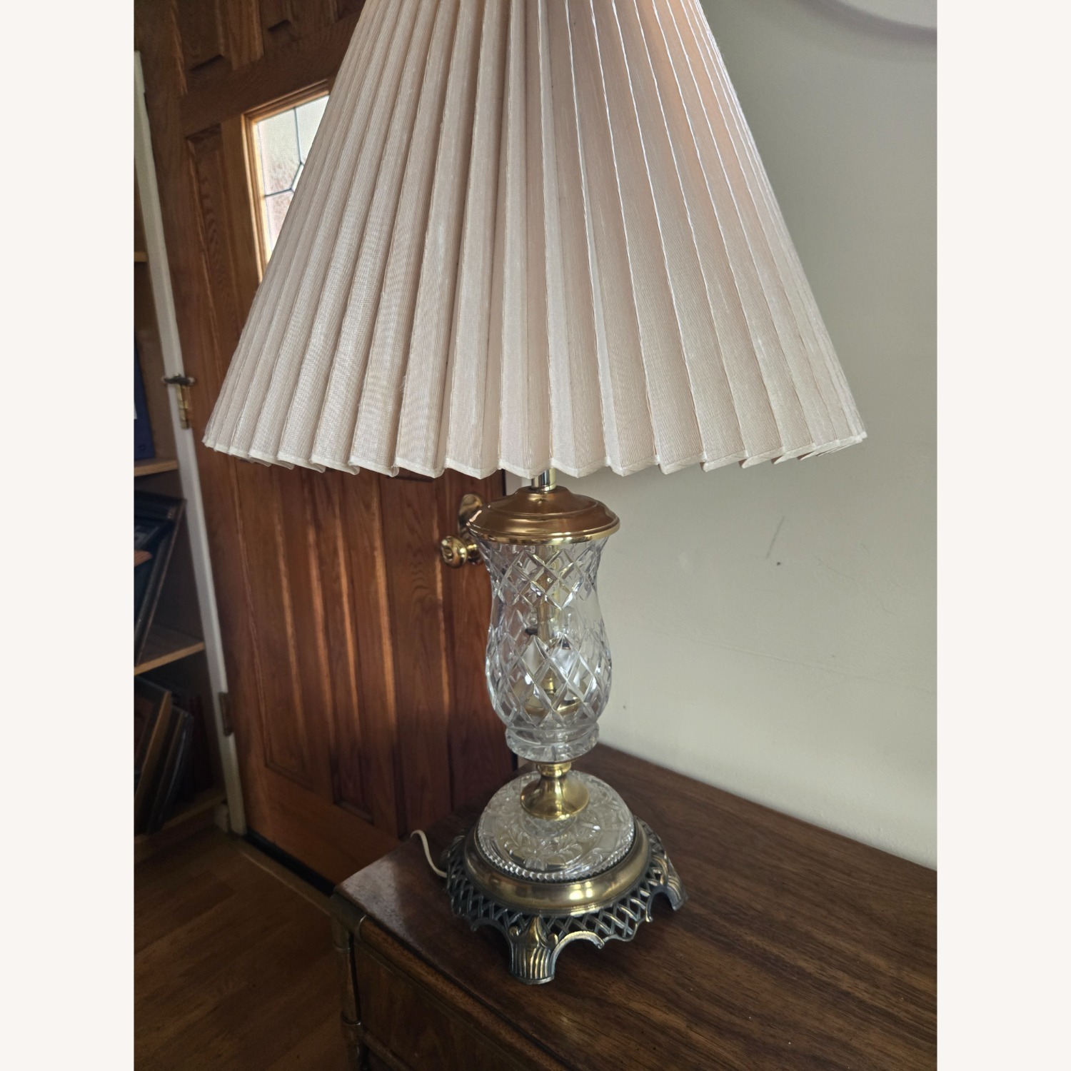 Vintage/Antique Brass Table Lamps - image-1