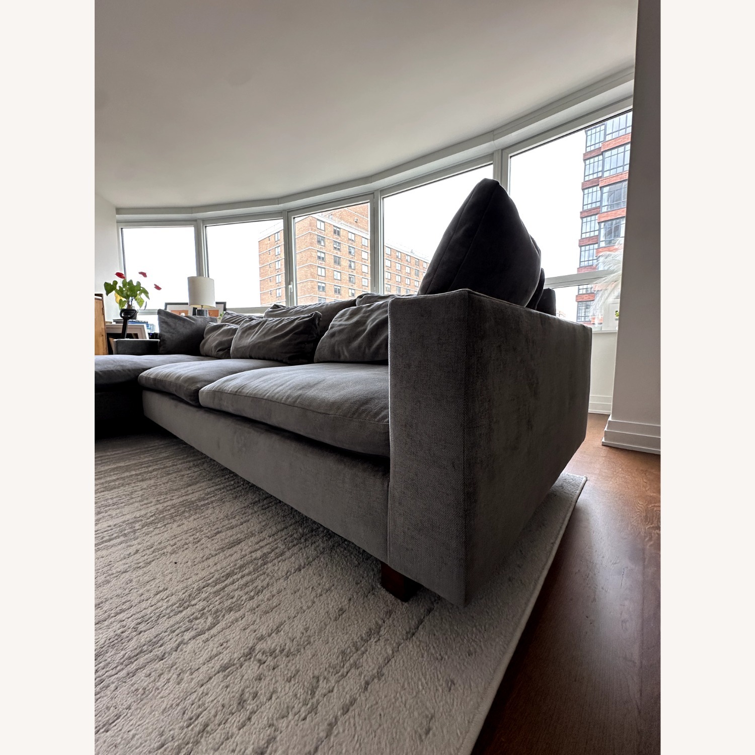 West Elm Harmony Mid Century Modern Couch - image-3