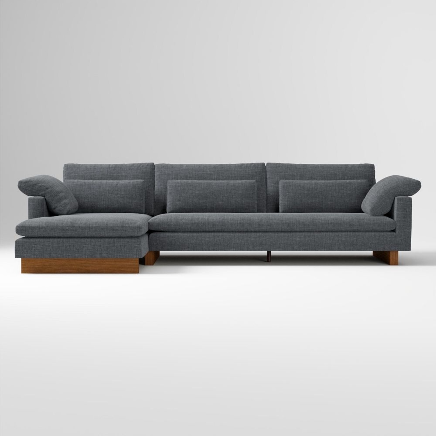 West Elm Harmony Mid Century Modern Couch - image-9