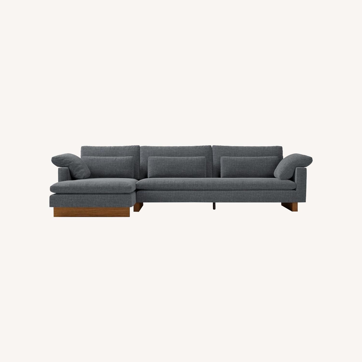 West Elm Harmony Mid Century Modern Couch - image-0