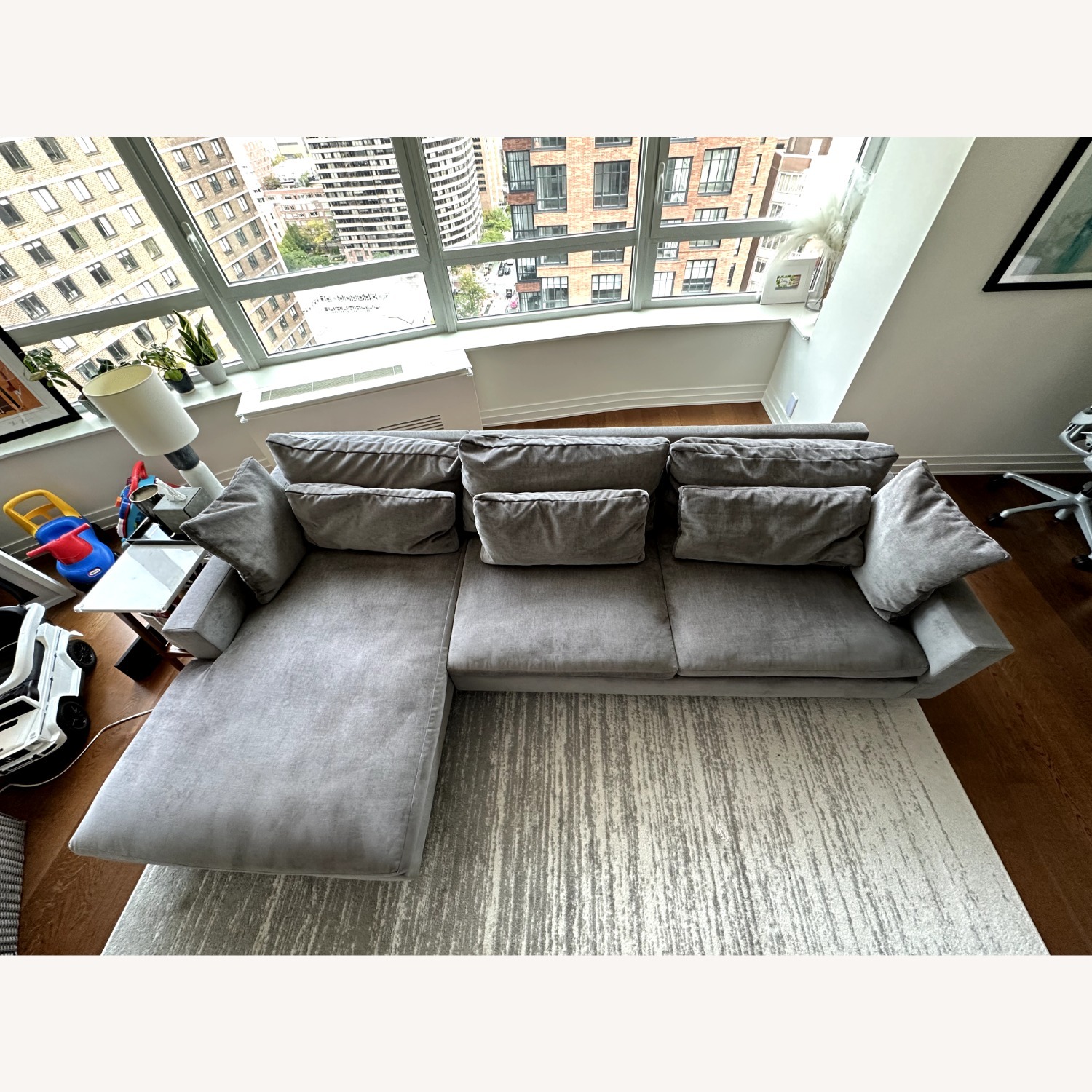 West Elm Harmony Mid Century Modern Couch - image-1