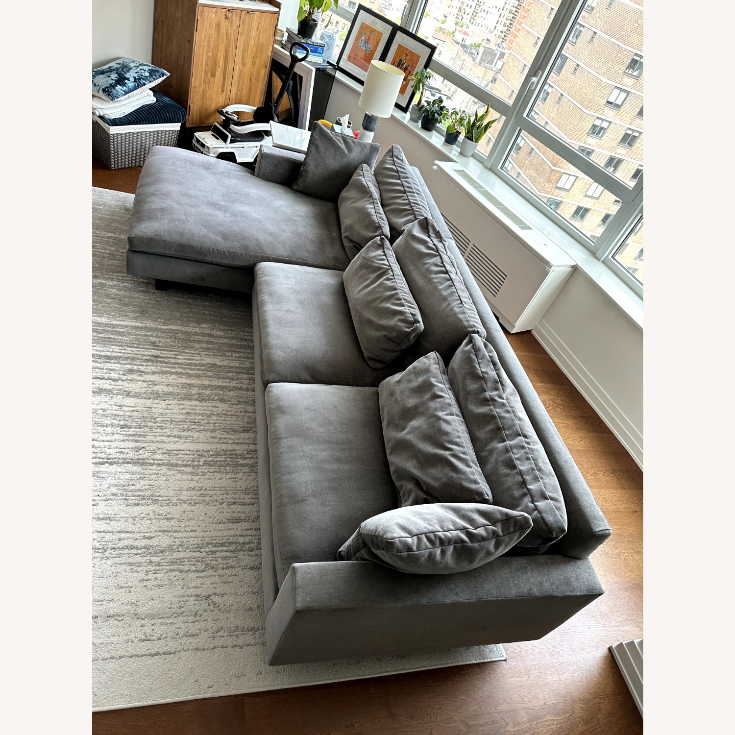 West Elm Harmony Mid Century Modern Couch - image-2