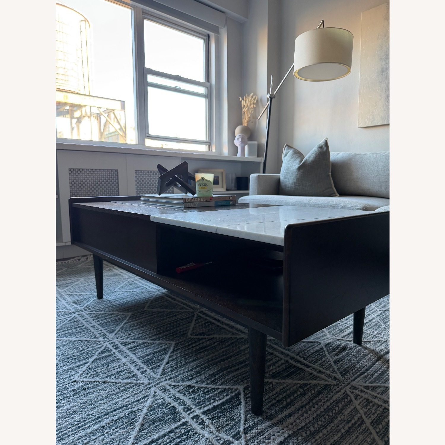 West Elm Mid-Century Pop Up Coffee Table - image-2
