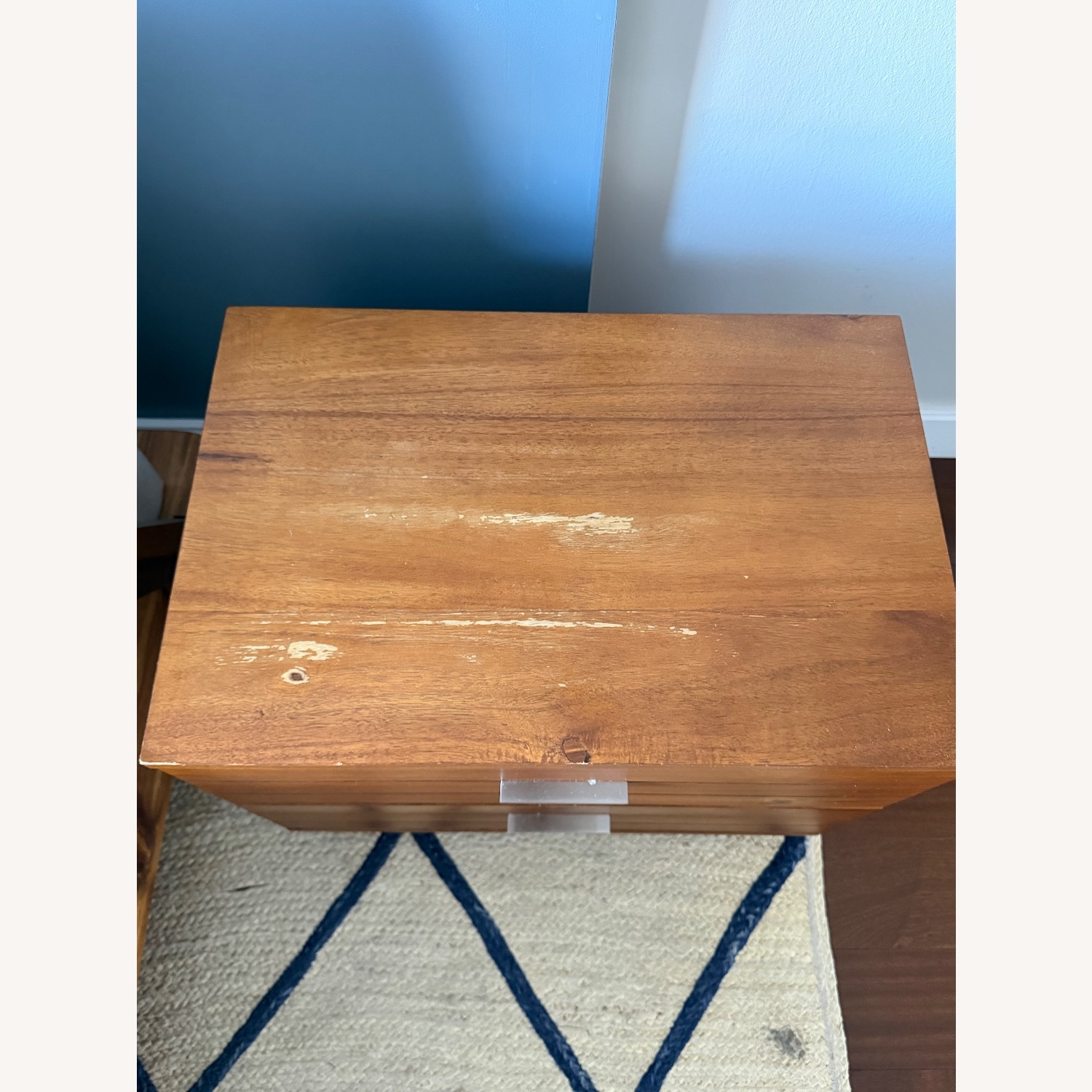 CB2 Linear Wood Nightstand - image-3