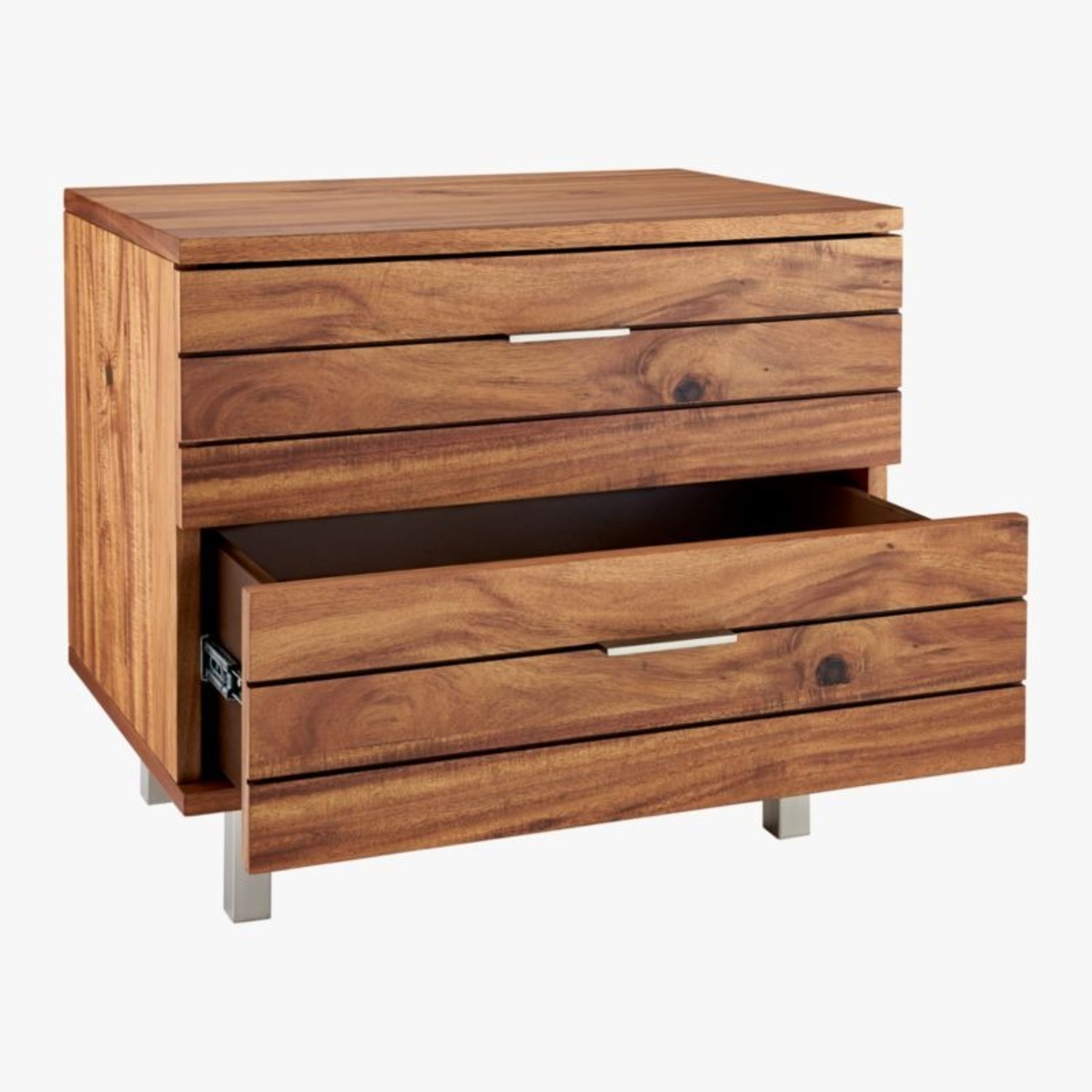 CB2 Linear Wood Nightstand - image-5