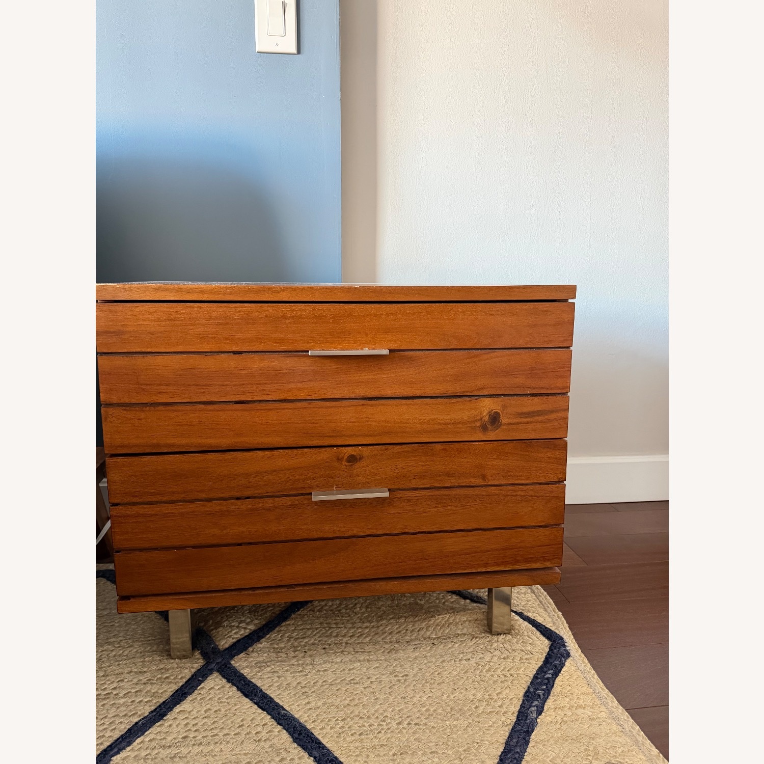 CB2 Linear Wood Nightstand - image-2