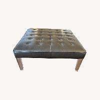 Mitchell Gold + Bob Williams Kira Light Gray Ottoman