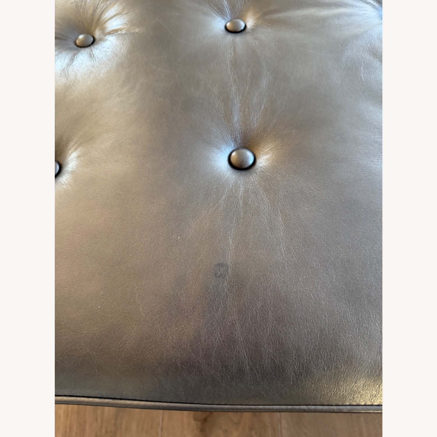 Mitchell Gold + Bob Williams Kira Light Gray Ottoman - image-5