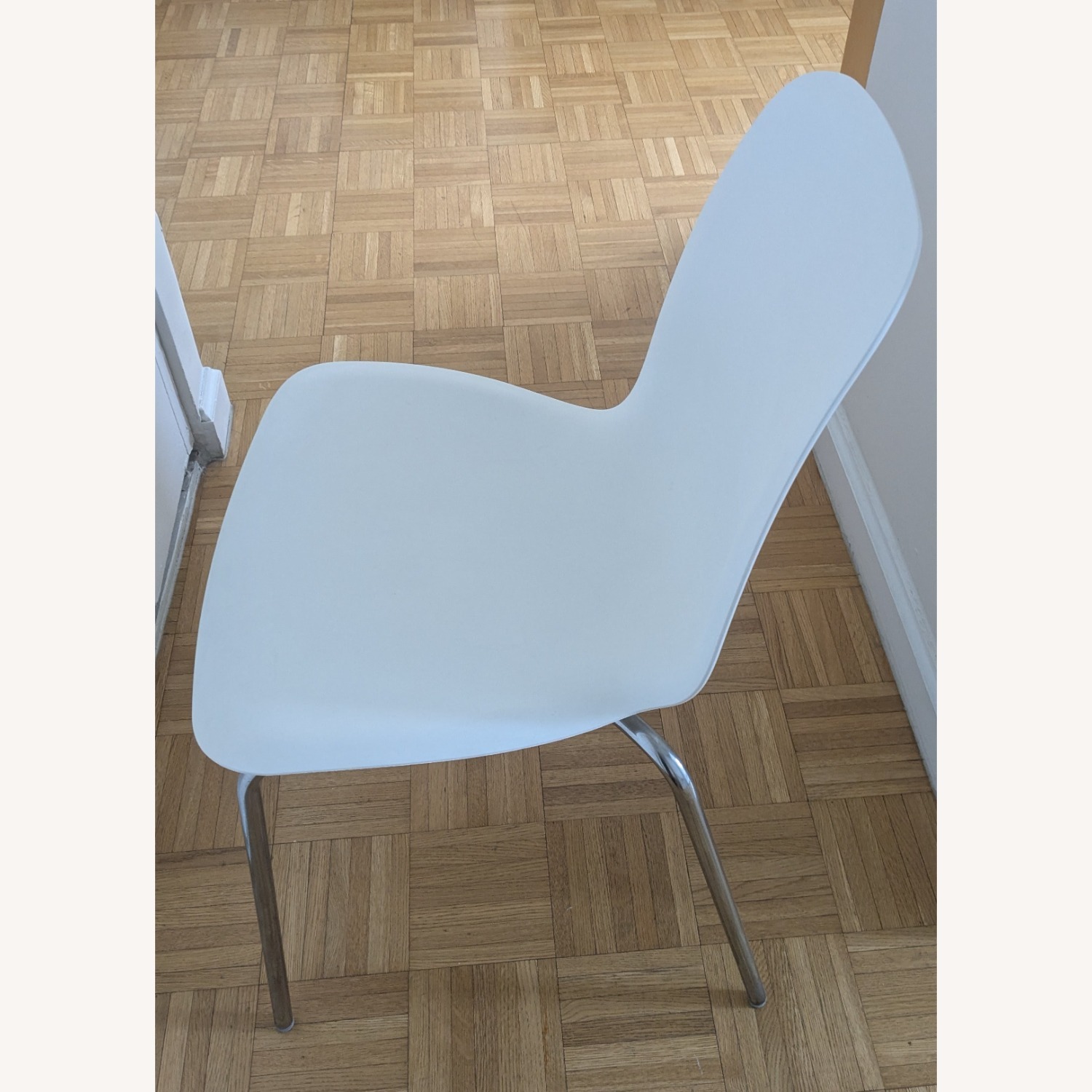IKEA Leifarne White/Chrome Plated Chairs - image-2
