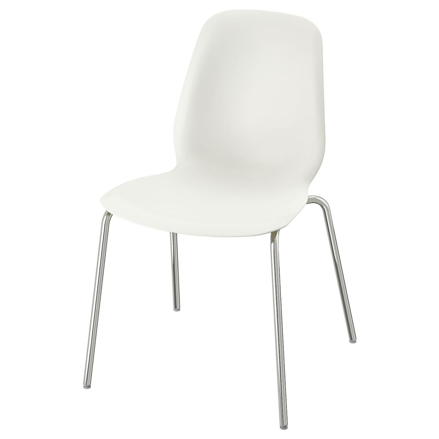 IKEA Leifarne White/Chrome Plated Chairs - image-4