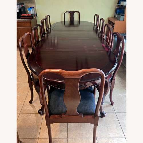 Used Wood Dining Set for sale on AptDeco