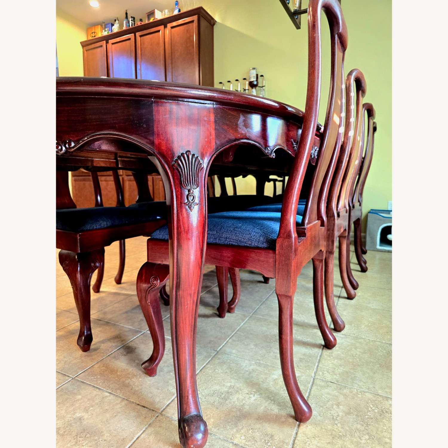 Wood Dining Set - image-5