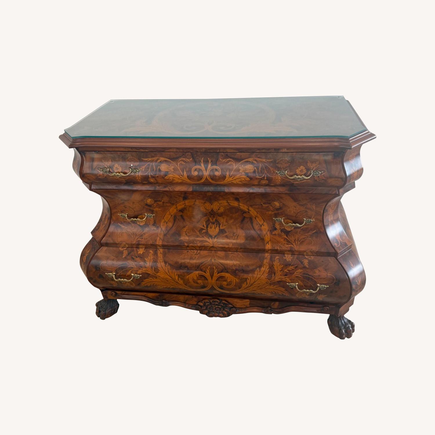 Italian Inlaid Wood Dresser - image-0
