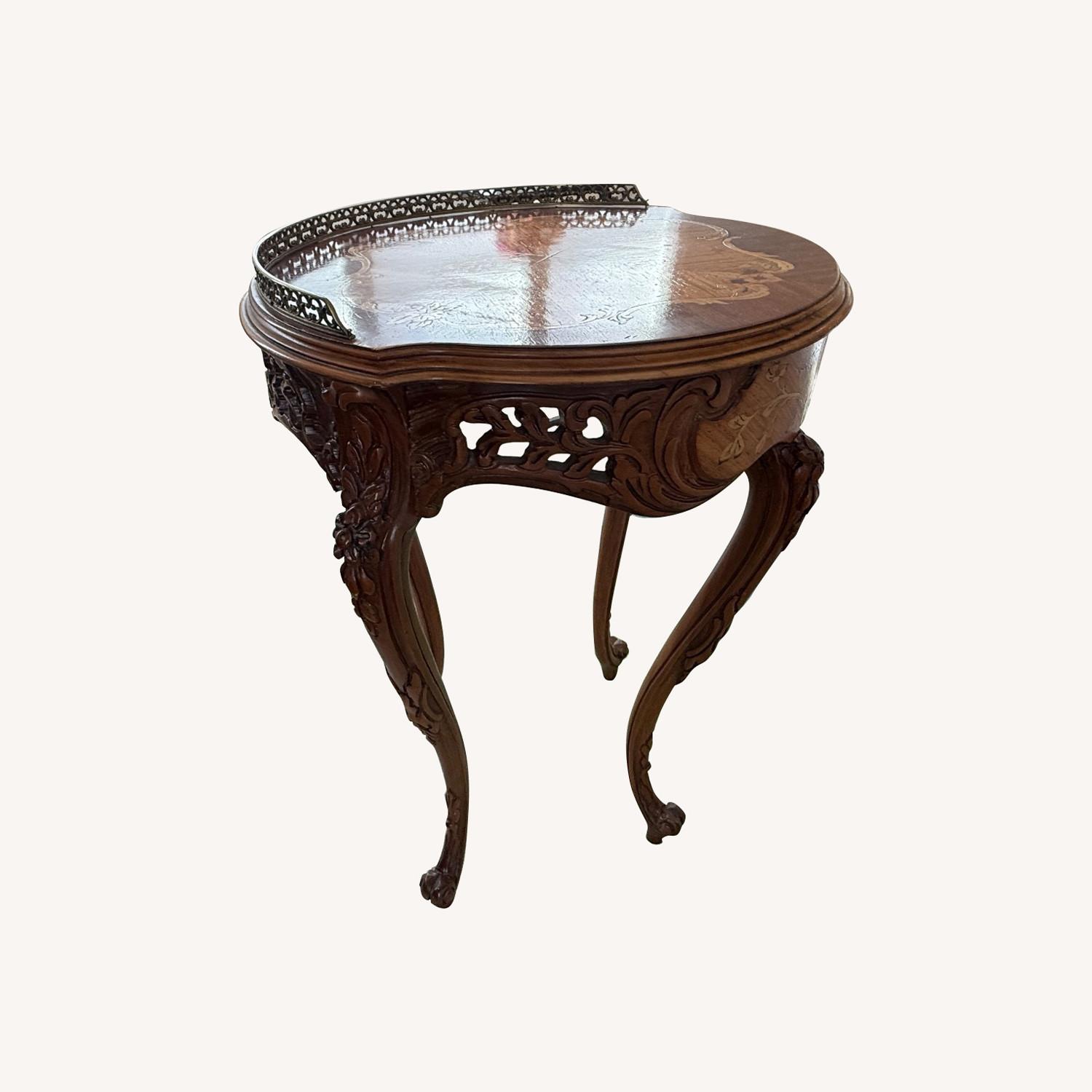 Vintage/Antique Finds Wood Side Table - image-0