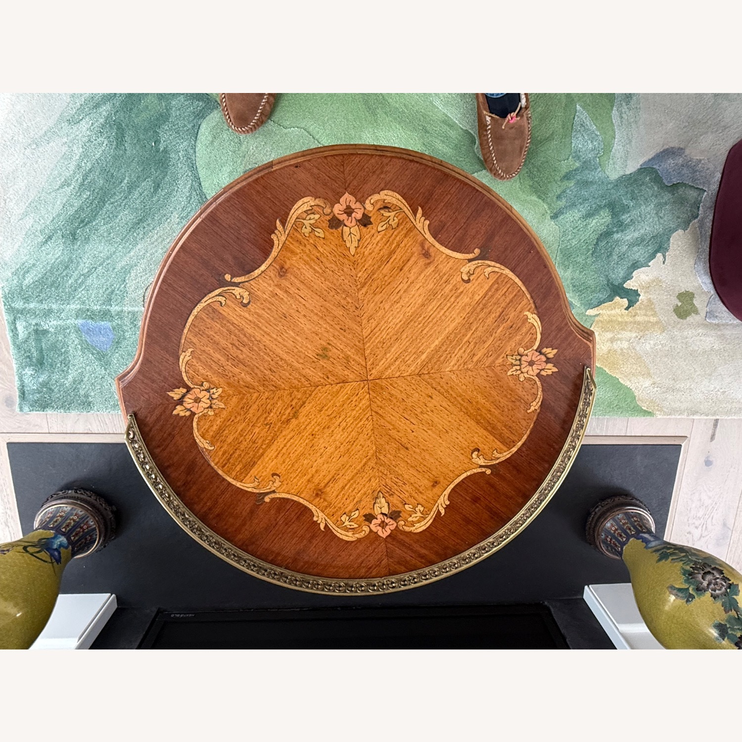 Vintage/Antique Finds Wood Side Table - image-4