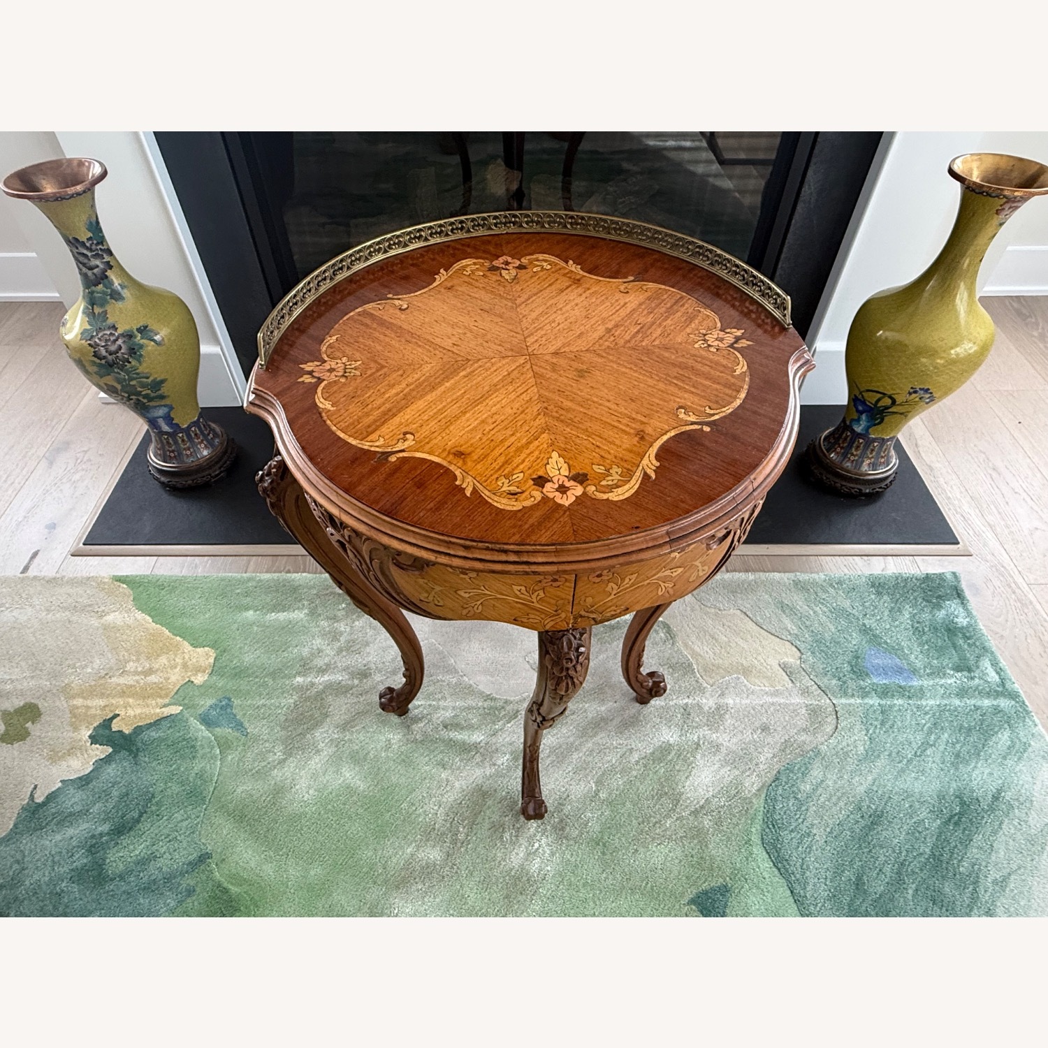 Vintage/Antique Finds Wood Side Table - image-5