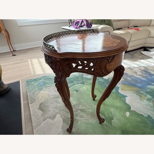 Used Vintage/Antique Finds Wood Side Table for sale on AptDeco