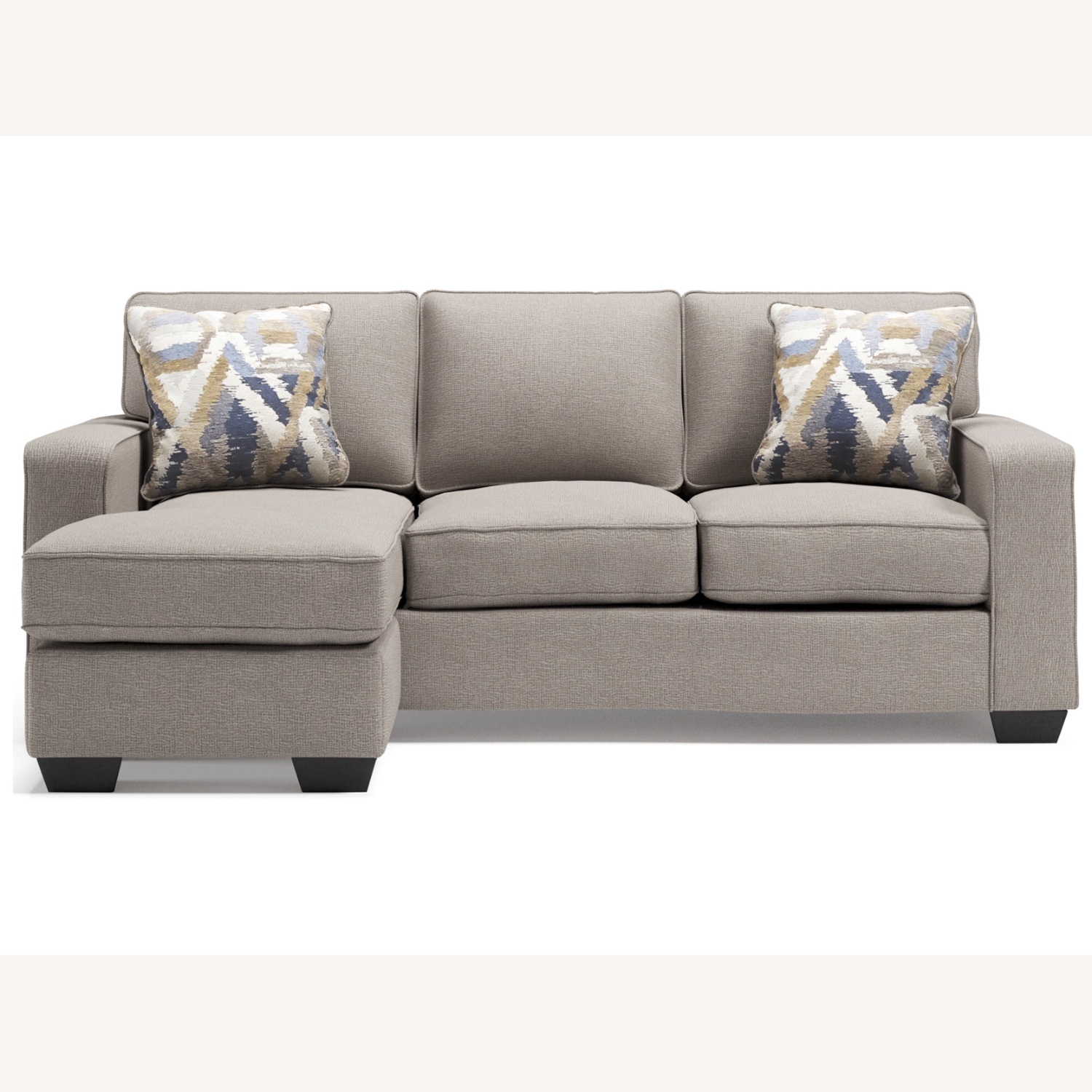Greaves Light Gray Polyurethane 2 Piece Sectional - image-5
