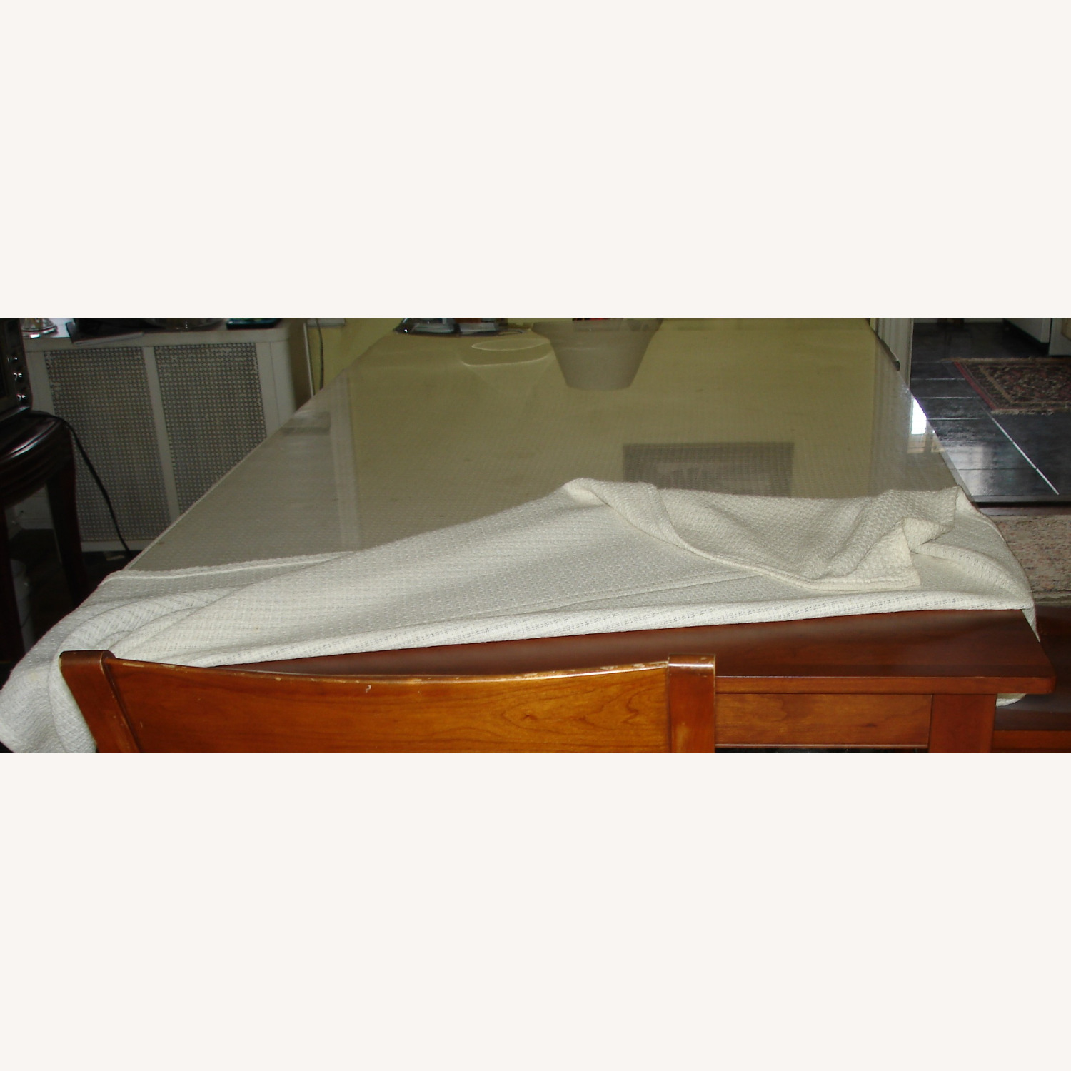 Ethan Allen Light Brown Wood Dining Table - image-2